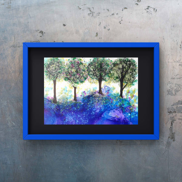 Trees Wall Art Print 8x10