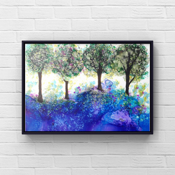 Trees Wall Art Print 8x10