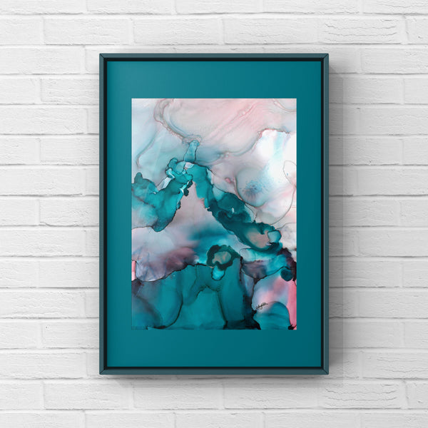 BLUE. Wall Art Print 8x10