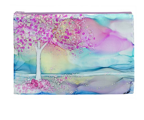 Cherry Blossom Cosmetic Bag