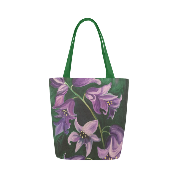 Floral Tote Bag Lavender