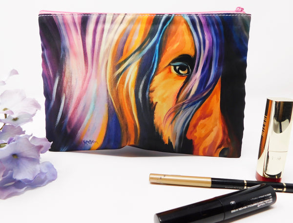 Horse "Shy" Cosmetic Bag