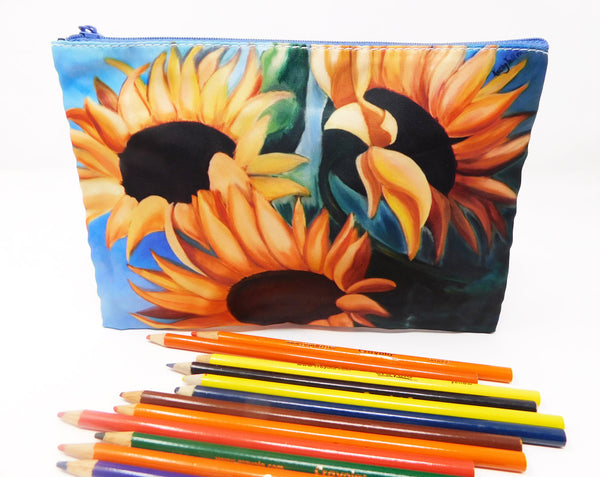 Sunflower Cosmetic Bag