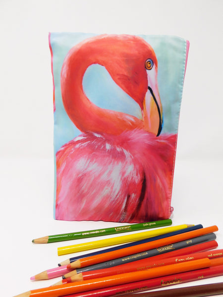 Pink Flamingo Cosmetic Bag