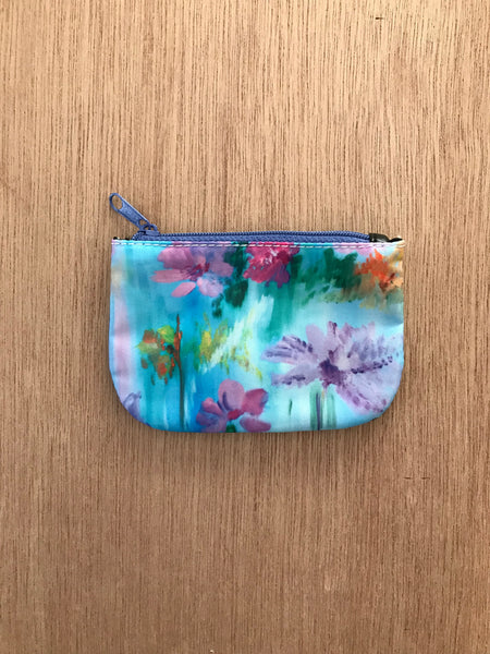 Abstract Flowers Coin Purse