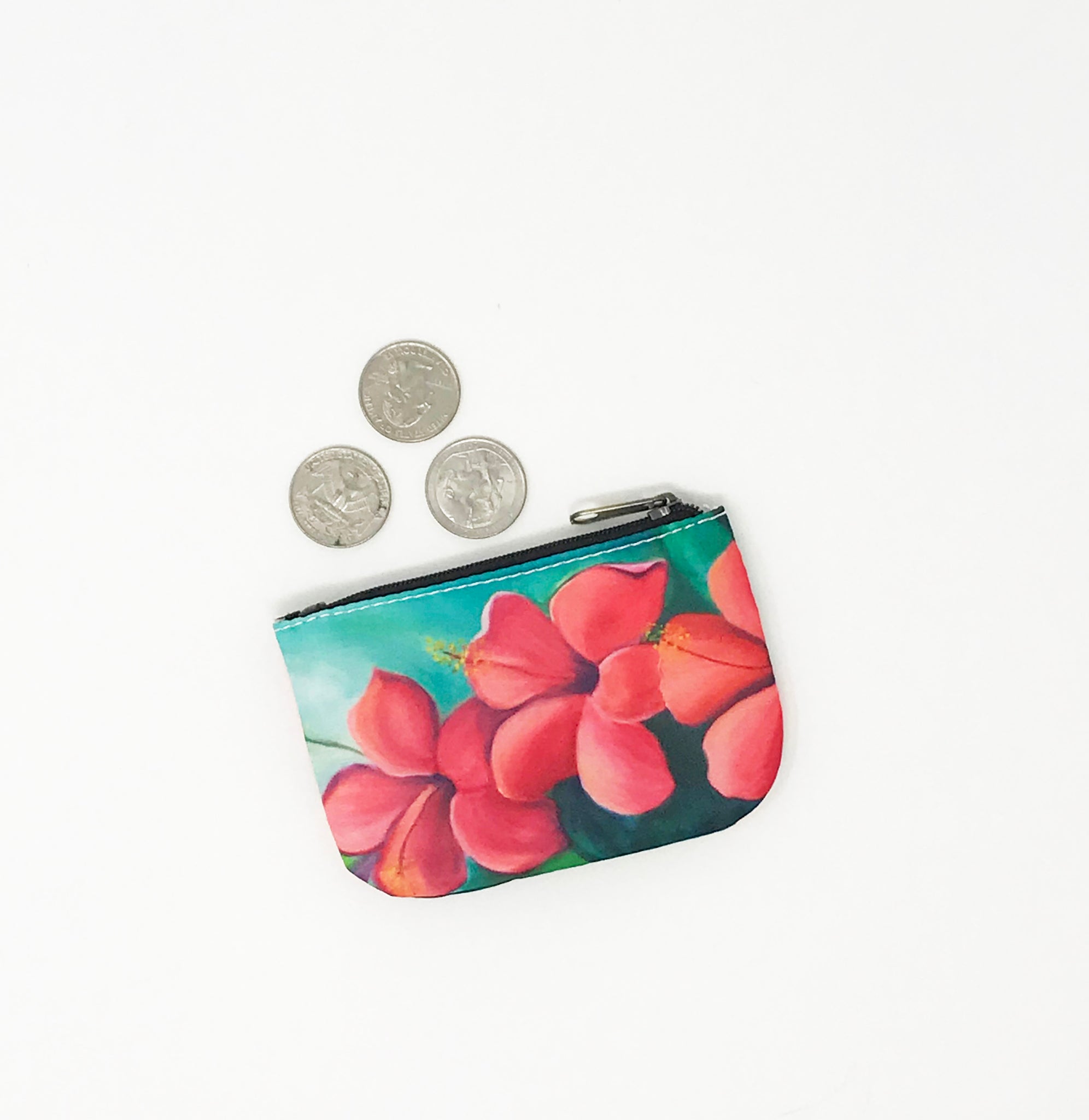 Hibiscus Coin Purse