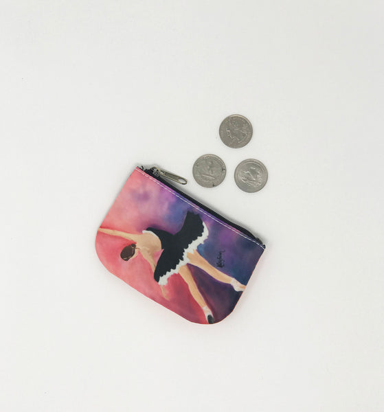 Ballerina Pink/Purple Coin Purse