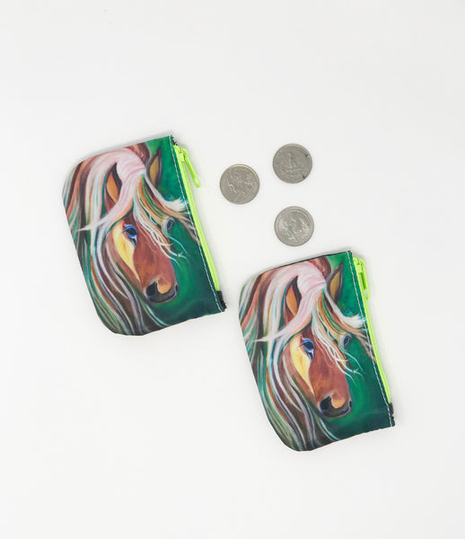 Horse (Green) Coin Purse