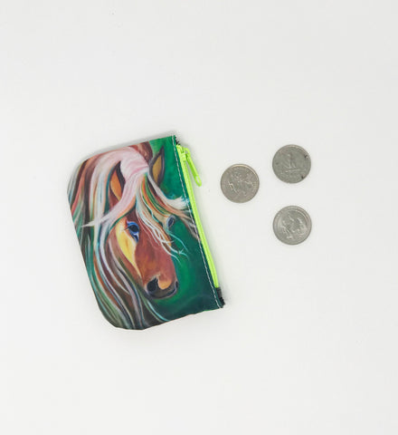 Horse (Green) Coin Purse