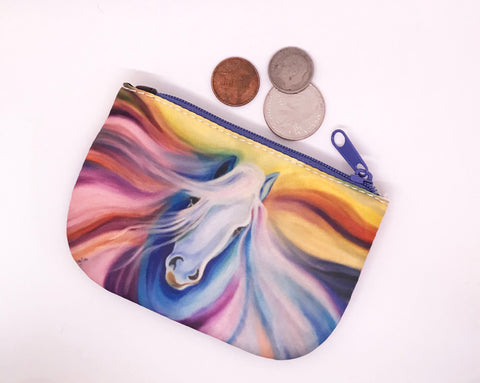 Horse Rainbow Coin Purse