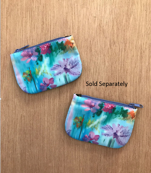 Abstract Flowers Coin Purse