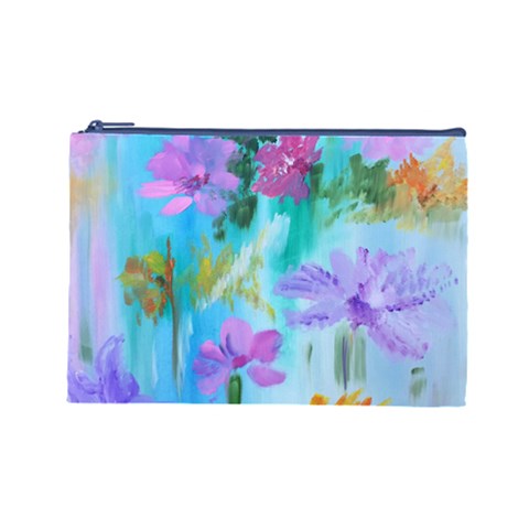 Cosmetic Bag Abstract Flower Art