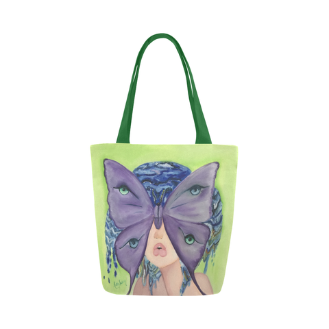 Butterfly Girl Tote Bag
