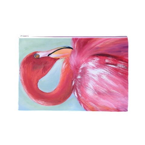 Pink Flamingo Cosmetic Bag