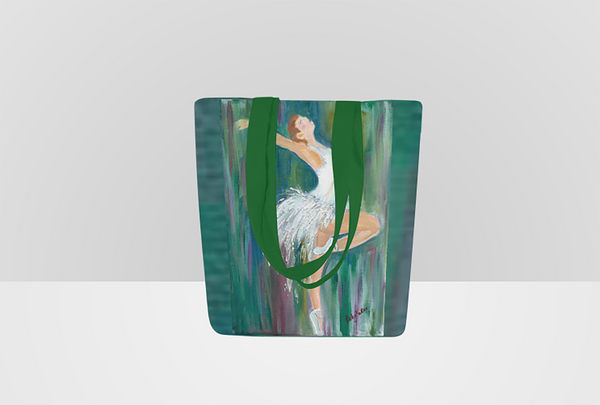 Ballerina Tote Bag - Green