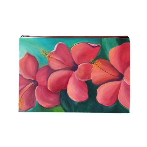 Hibiscus Red Cosmetic Bag