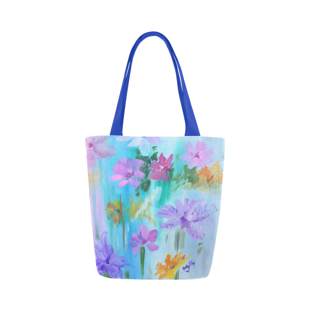 Floral Abstract Tote Bag