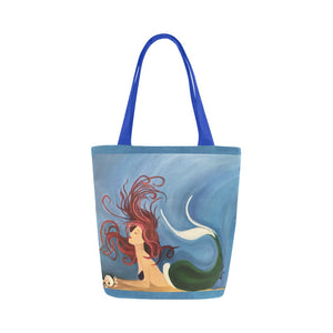 Mermaid Tote Bag - Red Hair