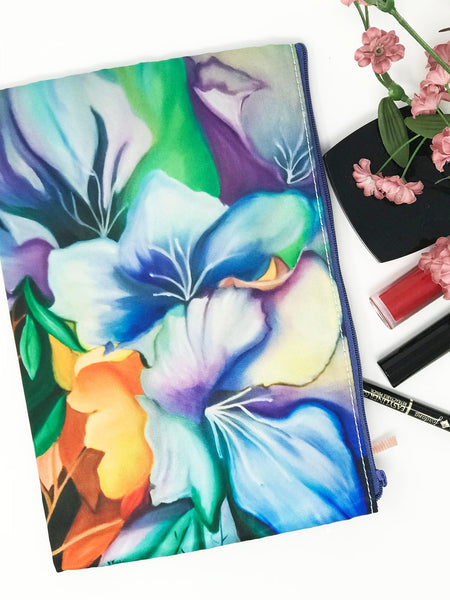 Floral Cosmetic Bag