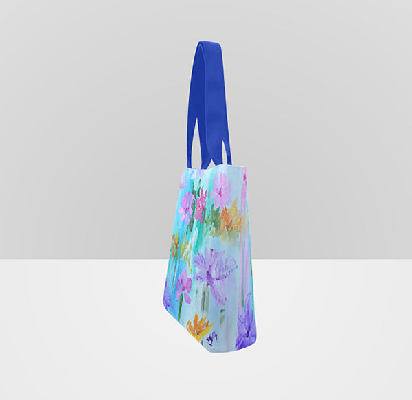 Floral Abstract Tote Bag