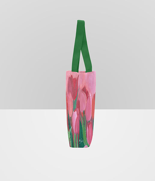 Pink Tulips Tote Bag