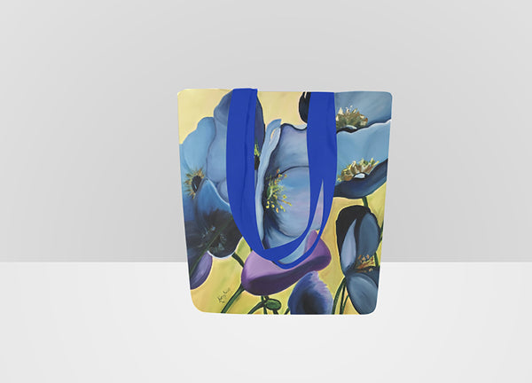 Blue Flowers Tote Bag