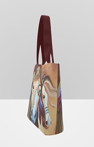 Native American Horse Tote Bag