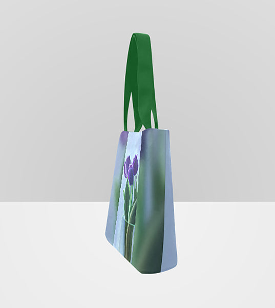 Purple Tulips Tote Bag