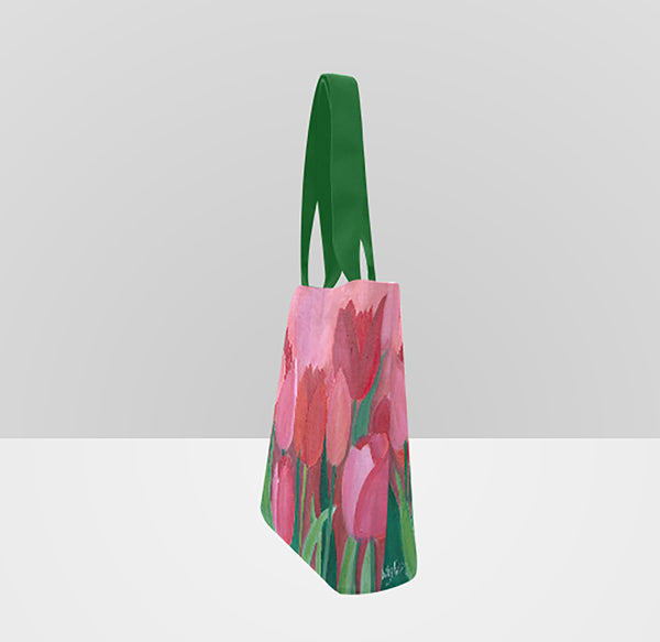 Pink Tulips Tote Bag