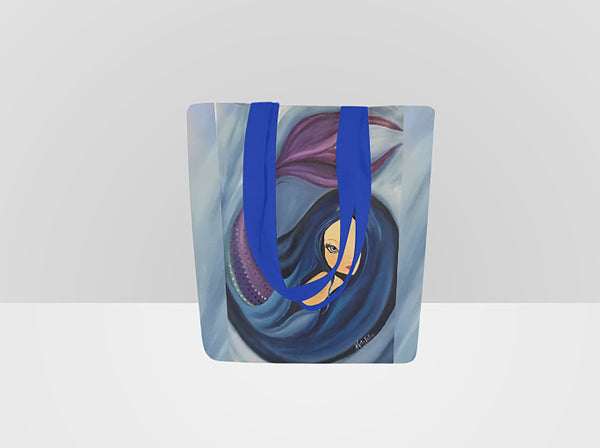 Mermaid Purple Tote Bag