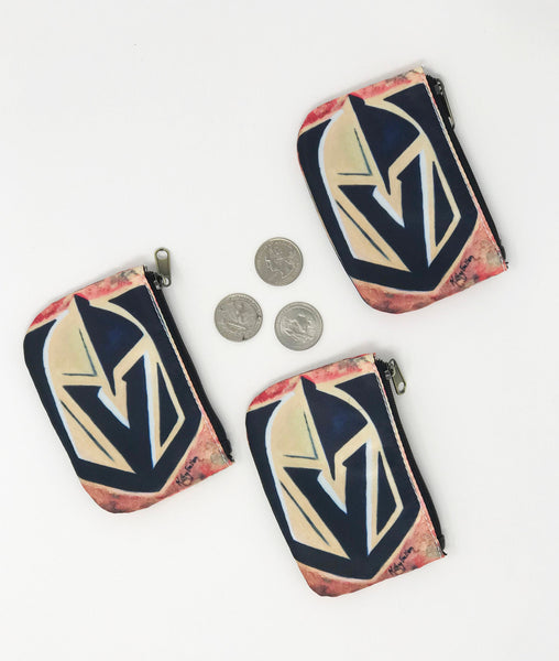 Vegas Golden Knights Inspired Coin Purse