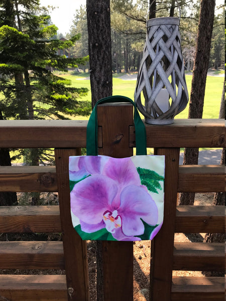 Orchid Lavender Tote Bag