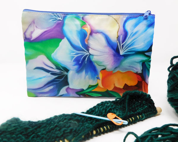 Floral Cosmetic Bag