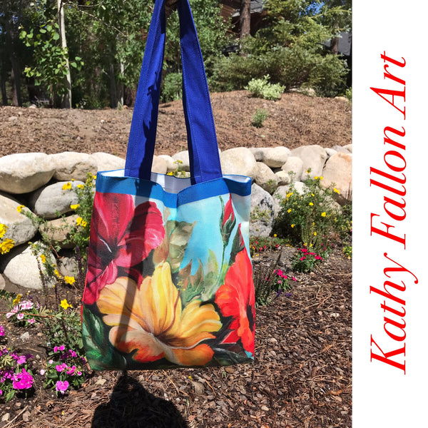 Hibiscus Tote Bag