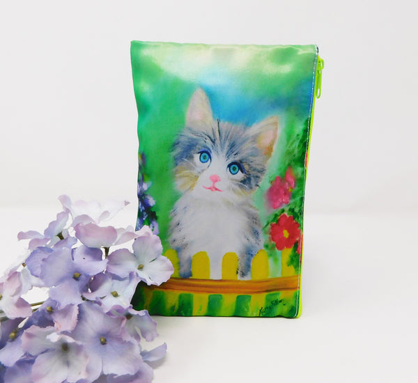 Kitten Cat Cosmetic Bag