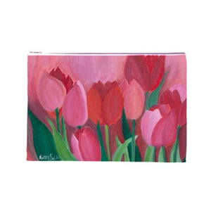 Tulips Pink Cosmetic Bag