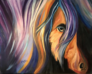 Shy Horse Painting