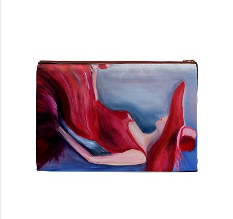 Lady In Red Cosmetic Bag