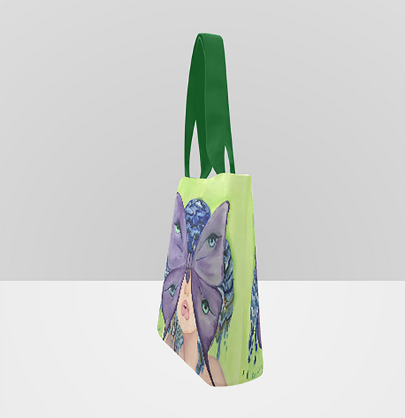 Butterfly Girl Tote Bag